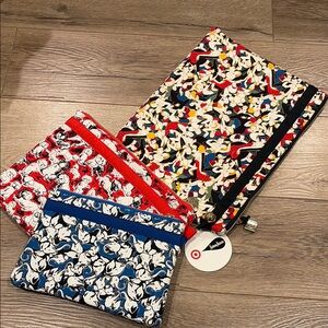 Neiman Marcus x Target Cartoon Print Pouches